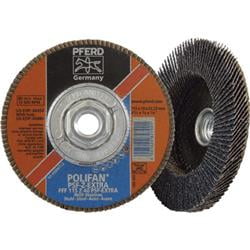 4-1/2 x 7/8 POLIFAN Flap Disc Flat PSF-Extra Zirconia 120 Grit 4-1/2 x 7/8 POLIFAN Flap Disc Flat PSF-Extra Zirconia 120 Grit